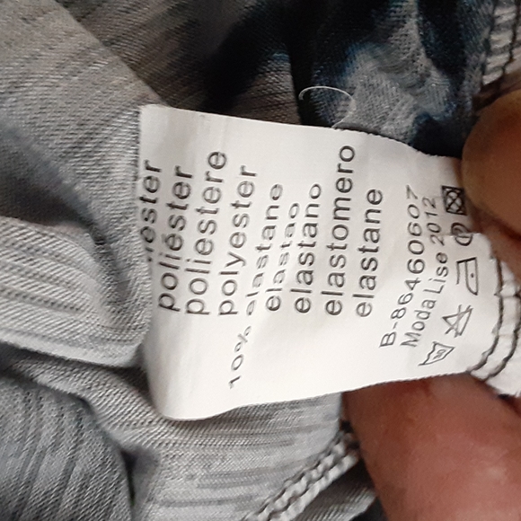 SOLD Lovely draped TIGER OUNISA tunic drop shoulder ruched sides XL/XXL LkNew - Picture 8 of 9